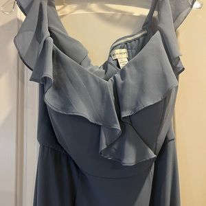 Beautiful Levkoff slate blue gown